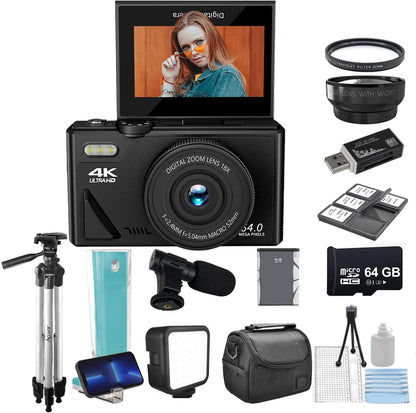 4K Digital Vlogging Camera Kit