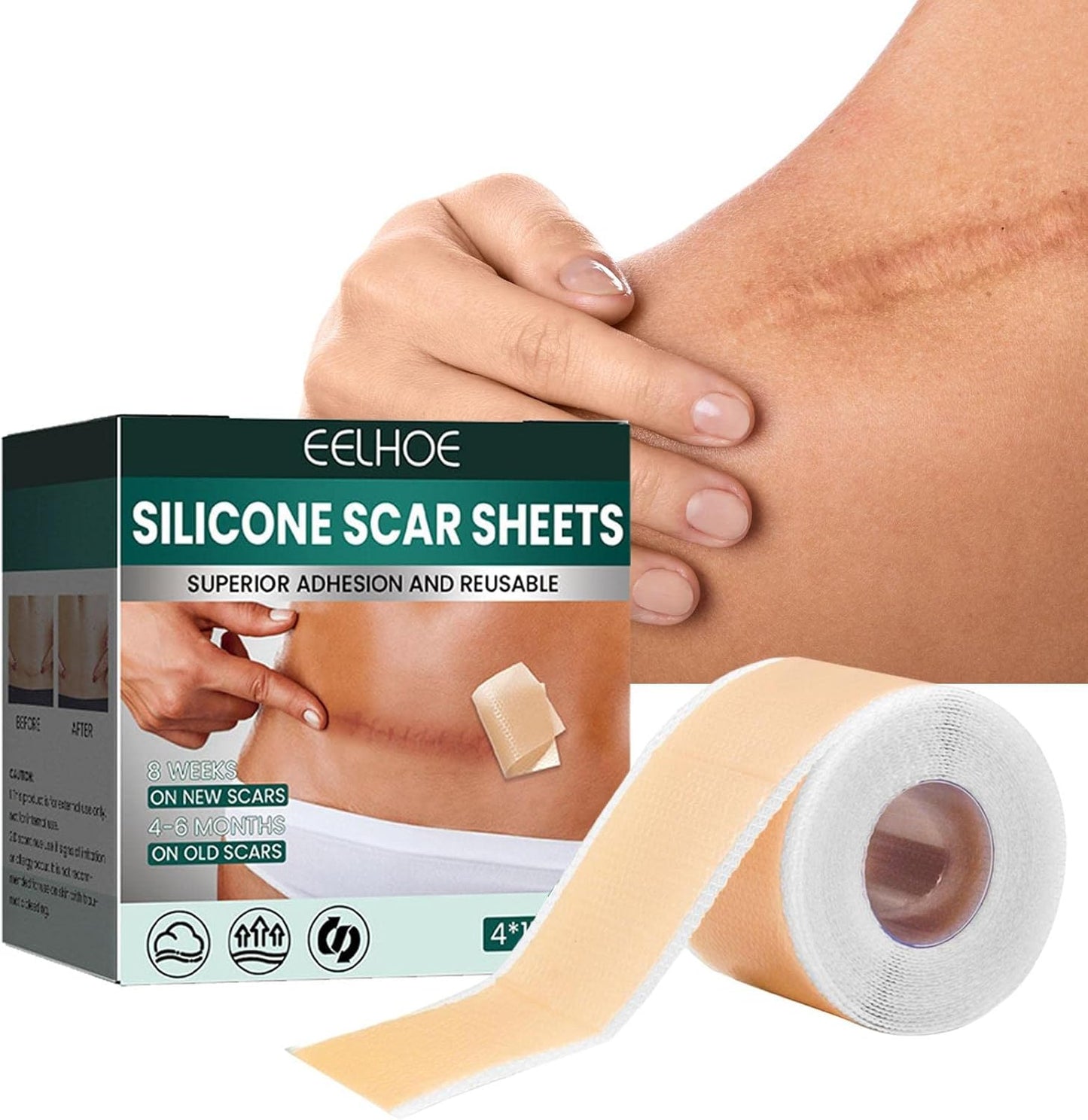 Professional Silicone Scar Tape Roll